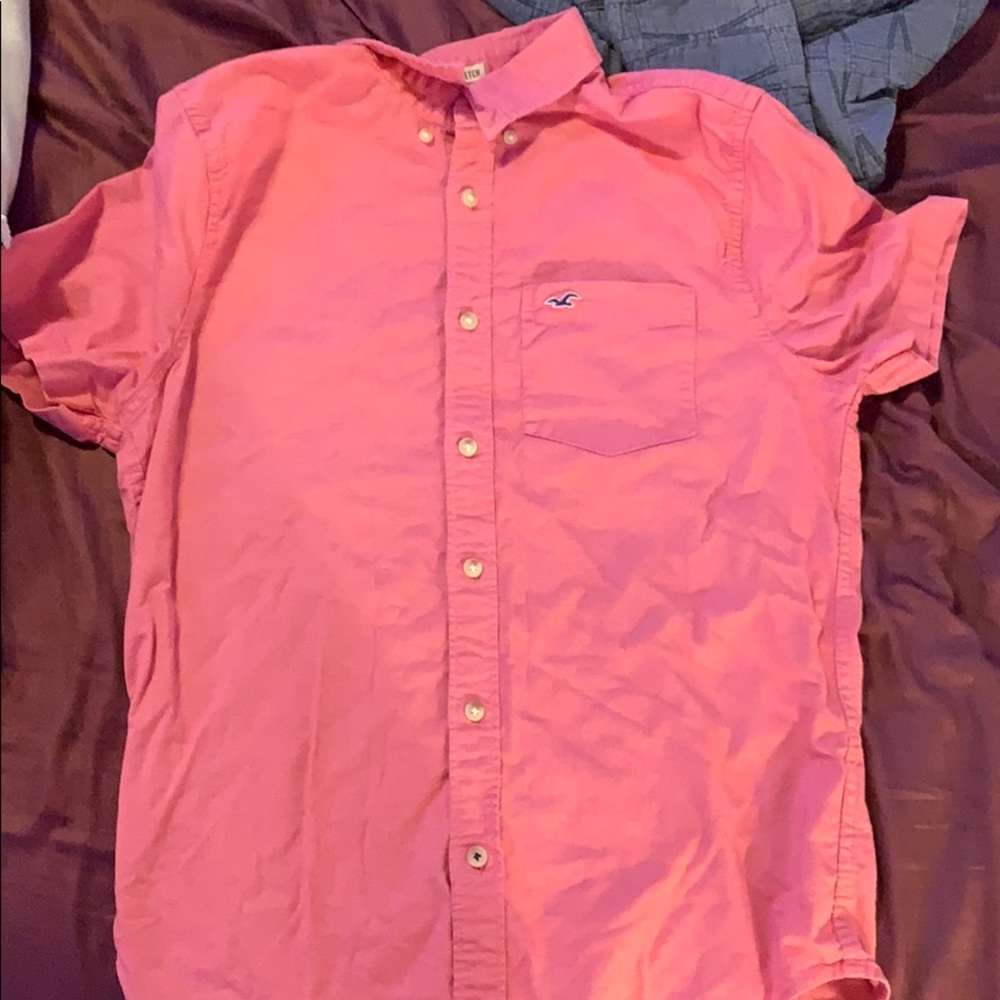 Hollister Short Sleeve Button Up Shirt